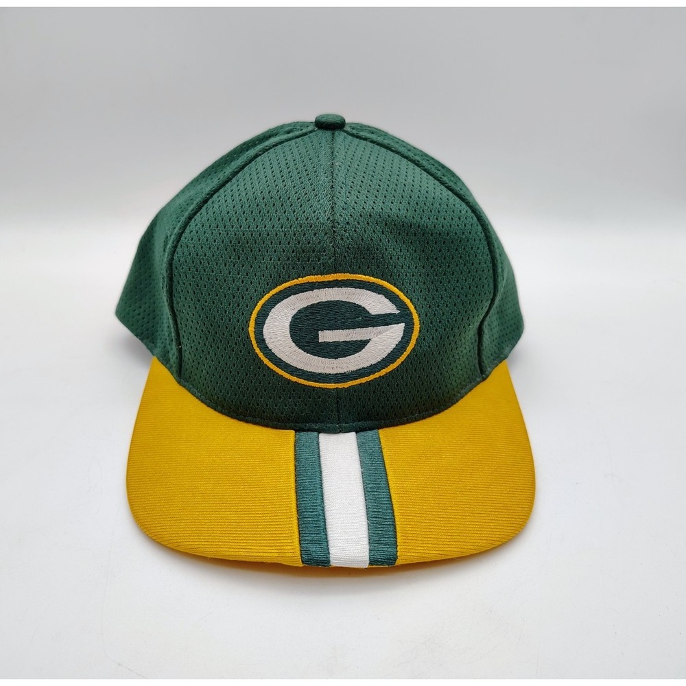 Vintage Green Bay Packers Hat Cap Snapback Green NFL Football Drew Pearson